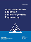 2 Vol.1, 2011 - International Journal of Education and Management Engineering