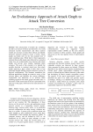An evolutionary approach of attack graph to attack tree conversion