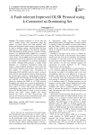 A fault-tolerant improved OLSR protocol using k-Connected m-Dominating set