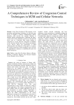A comprehensive review of congestion control techniques in M2M and cellular networks