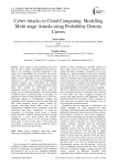 Cyber attacks in cloud computing: modelling multi-stage attacks using probability density curves