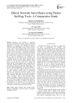 Ethical network surveillance using packet sniffing tools: a comparative study