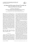 An integrated perceptron kernel classifier for intrusion detection system