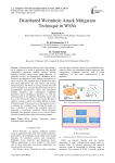 Distributed wormhole attack mitigation technique in WSNs