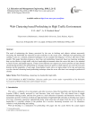 Web clustering based prefetching in high traffic environment