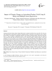 Impact of climatic change on agricultural product yield using K-Means and multiple linear regressions