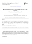 Key term extraction using a sentence based weighted TF-IDF algorithm