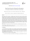 Deep neural network for human face recognition
