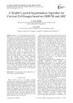 A double layered segmentation algorithm for cervical cell images based on GHFCM and ABC