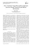 New automatic target recognition approach based on Hough transform and mutual information