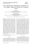 Three dimensional modeling and animation of a new maglev ship and its study with computer vision