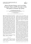 Mining wrinkle-patterns with local edge-prototypic pattern (LEPP) descriptor for the recognition of human age-groups