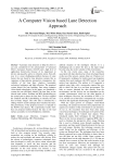 A computer vision based lane detection approach