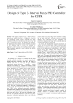 Design of Type 2- interval fuzzy PID controller for CSTR