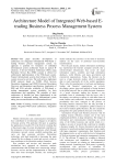 Architecture model of integrated Web-based e-trading business process management system