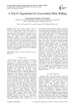 A novel algorithm for association rule hiding