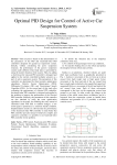 Optimal PID design for control of active car suspension system