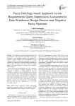 Fuzzy ontology-based approach for the requirements query imprecision assessment in data warehouse design process near negative fuzzy operator