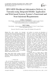 HIV/AIDS healthcare information delivery in Tanzania using integrated mobile application and web-based system: system’s functional and non-functional requirements