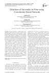 Detection of anomalies in fetus using convolution neural network