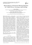 Shortcomings of ultrasonic obstacle detection for vehicle driver assistance and profiling