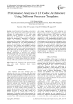 Performance analysis of LT codec architecture using different processor templates