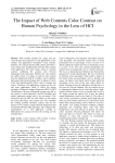 The impact of web contents color contrast on human psychology in the lens of HCI