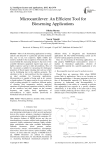 Microcantilever: an efficient tool for biosensing applications