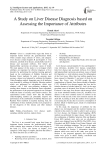 A study on liver disease diagnosis based on assessing the importance of attributes