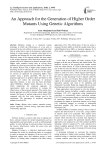 An approach for the generation of higher order mutants using genetic algorithms