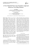 A novel handoff necessity estimation approach based on travelling distance