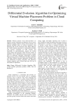 Differential evolution algorithm for optimizing virtual machine placement problem in cloud computing