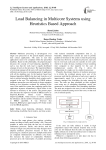 Load balancing in multicore systems using heuristics based approach