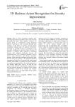 3D skeleton action recognition for security improvement