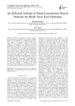 An efficient scheme of deep convolution neural network for multi view face detection
