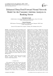 Enhanced deep feed forward neural network model for the customer attrition analysis in banking sector
