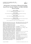 Performance assessment of bacterial foraging based power system stabilizer in multi-machine power system