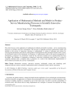 Application of mathematical methods and models in product - service manufacturing processes in scientific innovative technoparks