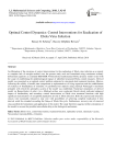 Optimal control dynamics: control interventions for eradication of ebola virus infection