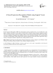 A facial expression recognition model using support vector machines