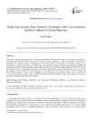Deplyoing advance data analytics techniques with conversational analytics outputs for fraud detection