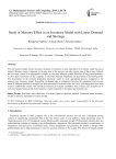 Study of memory effect in an inventory model with linear demand and shortage