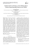 Enhancement of energy aware hierarchical cluster-based routing protocol for WSNs