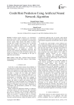 Credit risk prediction using artificial neural network algorithm