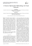 A neoteric optimization methodology for cloud networks