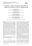 Comparative study of inspired algorithms for trajectory-following control in mobile robot