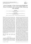 Active learning: a new assessment model that boost confidence and learning while reducing test anxiety
