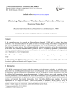Clustering algorithms of wireless sensor networks: a survey