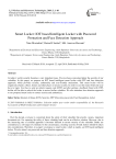 Smart locker: IOT based intelligent locker with password protection and face detection approach