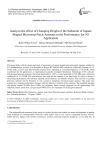 Analysis the effect of changing height of the substrate of square shaped microstrip patch antenna on the performance for 5G application